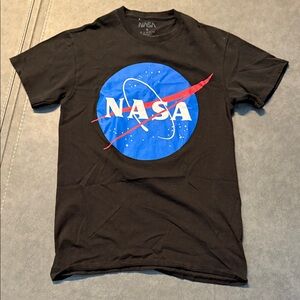 NASA Black Short Sleeve Tee